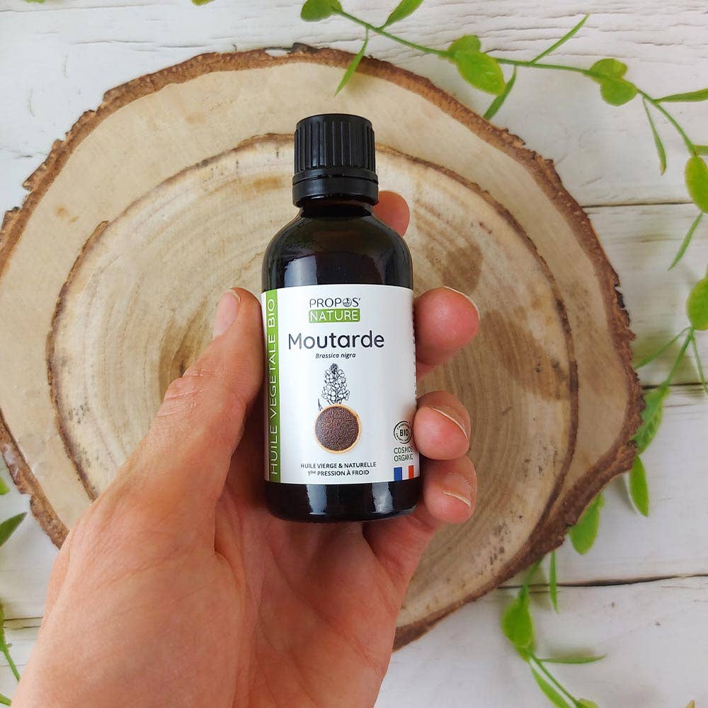 Propos'Nature - Wholesale Hair Oil - Organic Mustard Vegetable Oil 50ml, 100ml