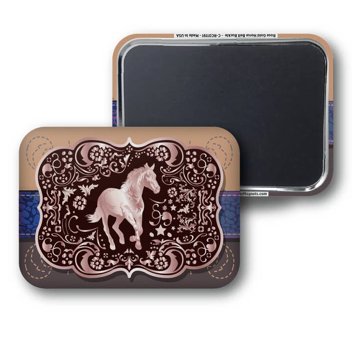 Cowboy Belt Horse for wholesale by BetterMagnets.com by Design Studio 88 Inc