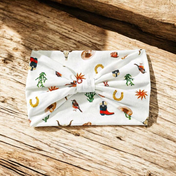 The Bling Barn - Wholesale Fashion Headband - Women's - Western Pattern Stretch Style Headbands