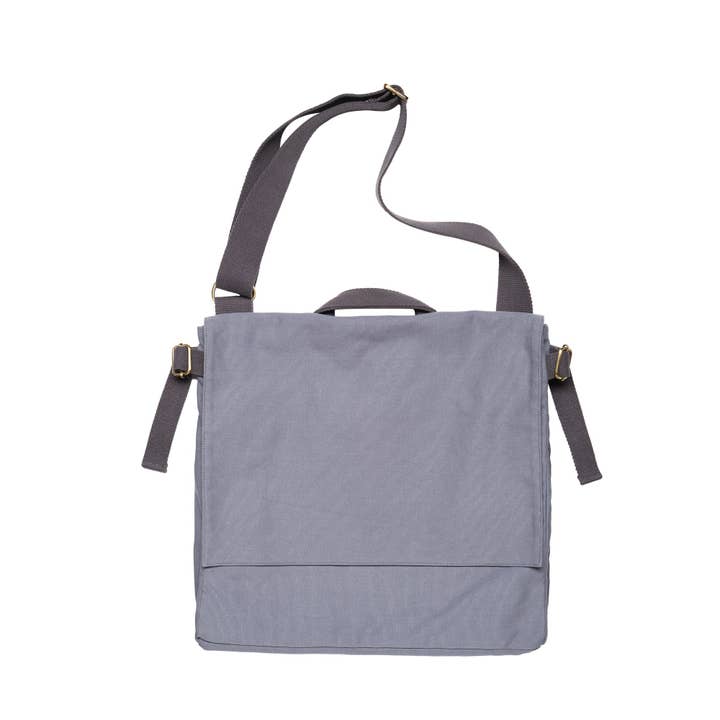 Bolso de hombro grande - Hayao - gris azul para venta al por mayor de The Organic Company