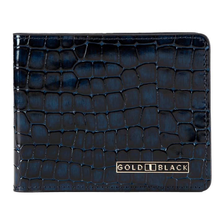 Billetera GM Milano Azul para venta al por mayor de GOLDBLACK