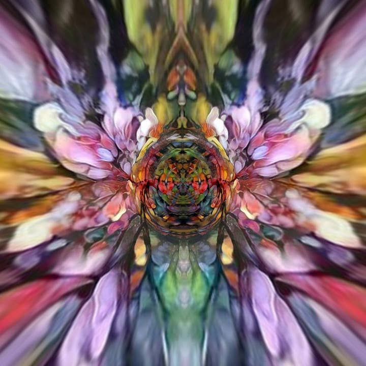 SOULFLOWER_ Mandala-Druck der heiligen Geometrie für den Großhandel von Morph Gallery art and design