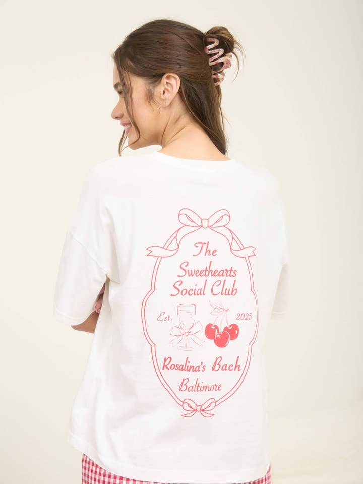 CHERRY SHORT SLEEVE GRAPHIC T-SHIRT for wholesale by J.O.A