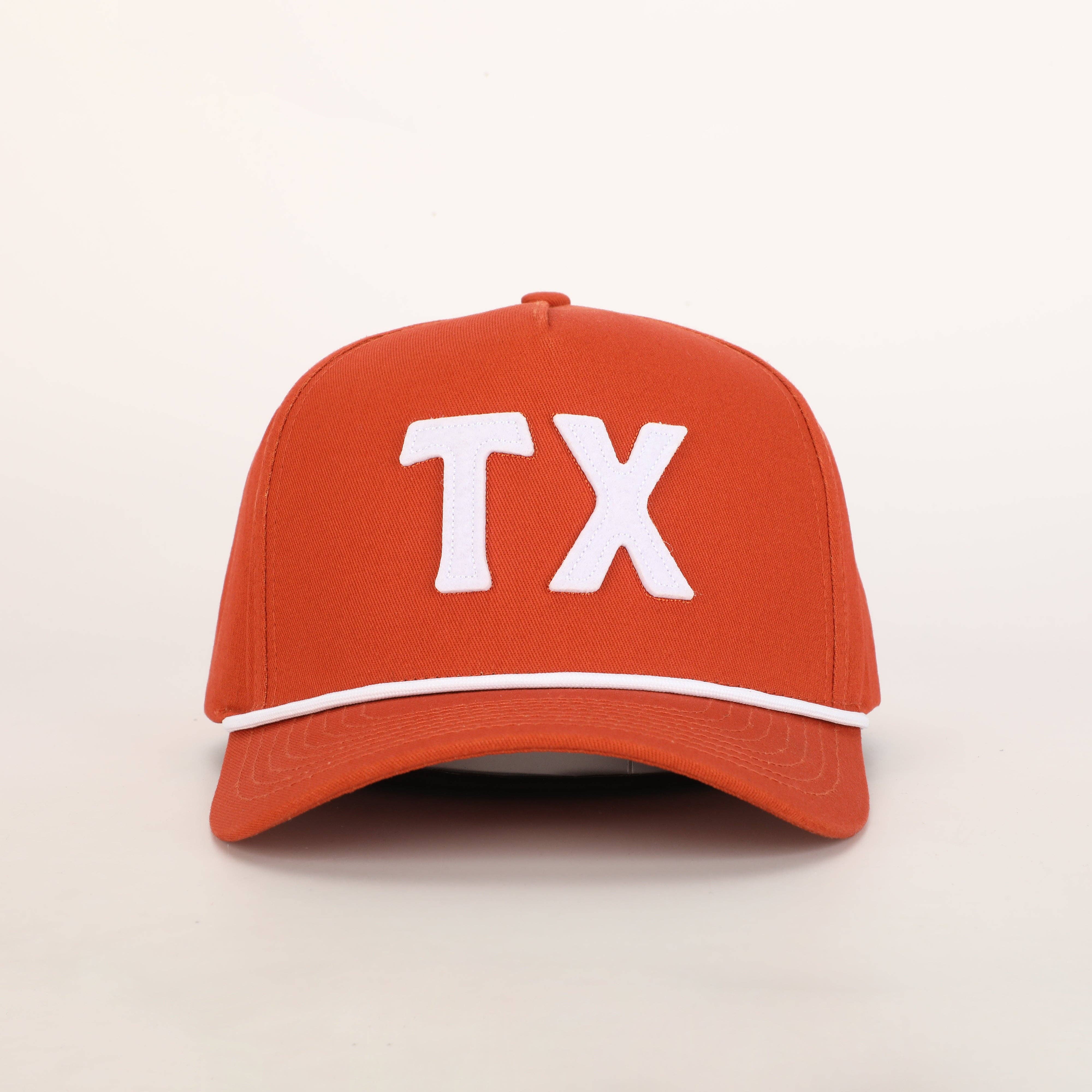 Texas Outfitters - Wholesale Baseball Cap - Unisex - Texas / TX Hat in Austin Orange