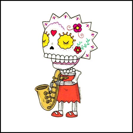 Fresh Prints of CT - Wholesale Sticker - Lisa Simpson Sticker