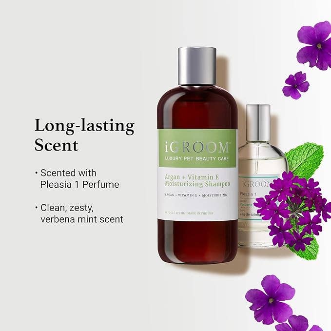 iGroom - Wholesale Pet Shampoo - Dog - Argan + Vitamin E Moisturizing Shampoo 16oz2
