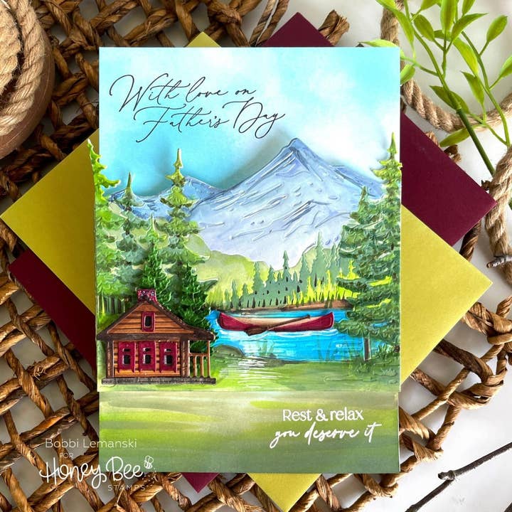 Honey Bee Stamps – Engroshandel Gummistempel/pyntestempel – Vær stille - 6x6 fotopolymer stempelsæt10