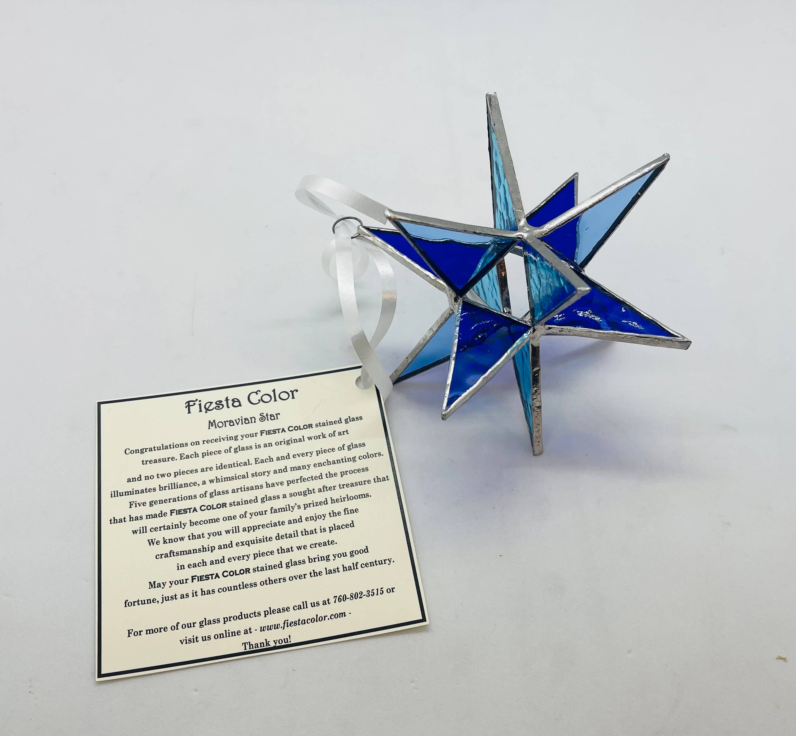 Fiesta Color - Wholesale Suncatcher - Stained Glass Moravian Star - WITH GIFT BOX5