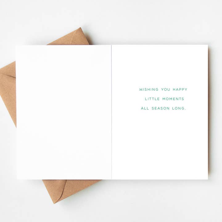 Card & Story - Wholesale Christmas Card - Happy Little Holiday Moments Card1