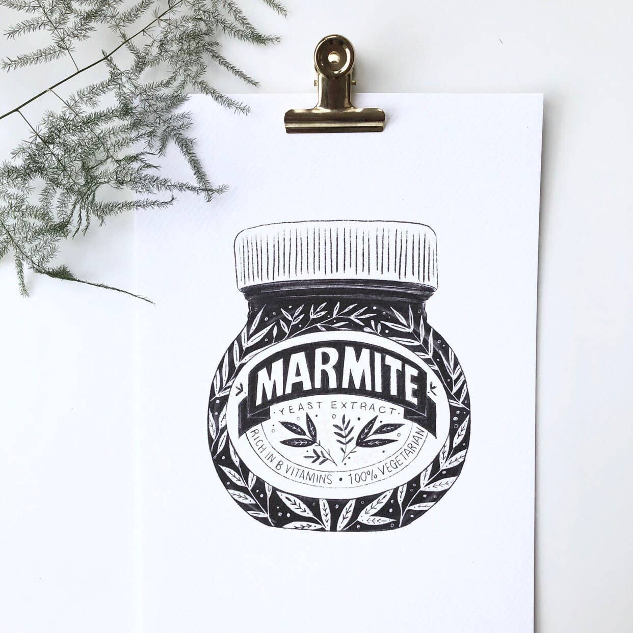 Juniper Press - Vente Affiche d'art - Marmite Print - Cult Brands, Foodie, Kitchen, Rétro1
