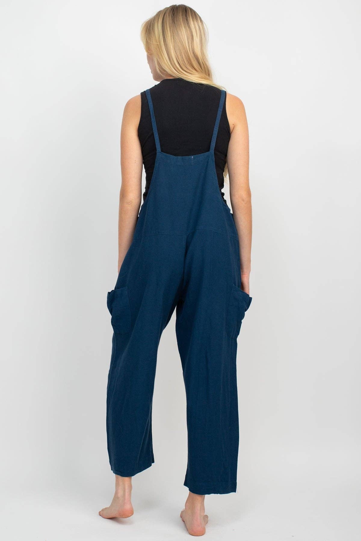 Lakhays Collection Inc. - Wholesale Overalls - Women's - Easy Slouchy Hemp Overalls11
