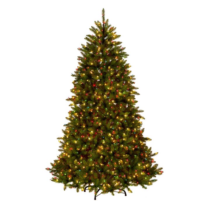 National Tree Company - Wholesale Artificial Christmas Tree - 6.5 ft. Pre-Lit Dunhill Fir Tree with Multicolor, Clear Spectrum Lights, Plug-In