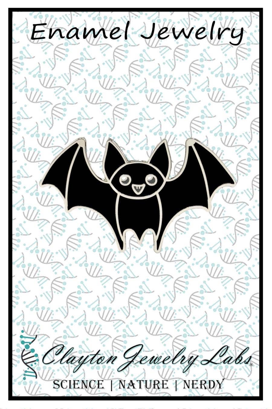 Clayton Jewelry Labs - Wholesale Lapel Pin/Button - Black Bat Enamel Pin4
