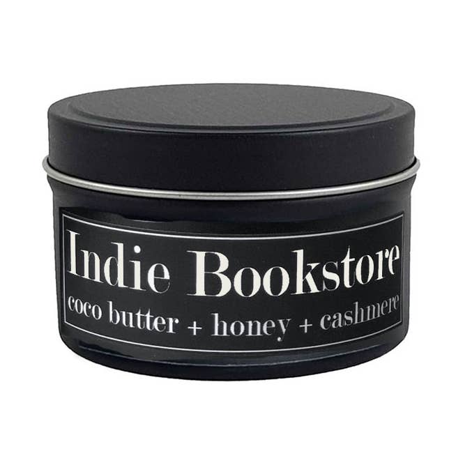 Indie Boghandel 4oz Lys Kokossmør + Honning + Cashmere for engroshandel hos Fly Paper Products