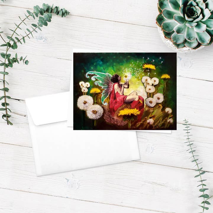 Önskar gratulationskort pkg av 5 för wholesale av Laura's Musing