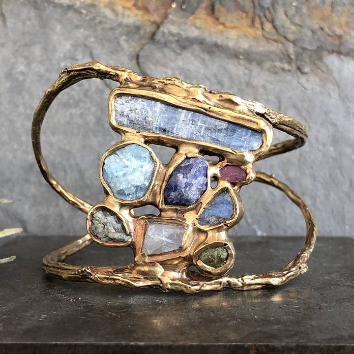 Gaia Cuff for wholesale by Emilie Shapiro Jewelry