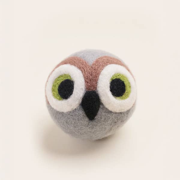 MODERNBEAST - Wholesale Pet Fetch Ball - Dog - OWL BEASTBALL Wool Dog Toy