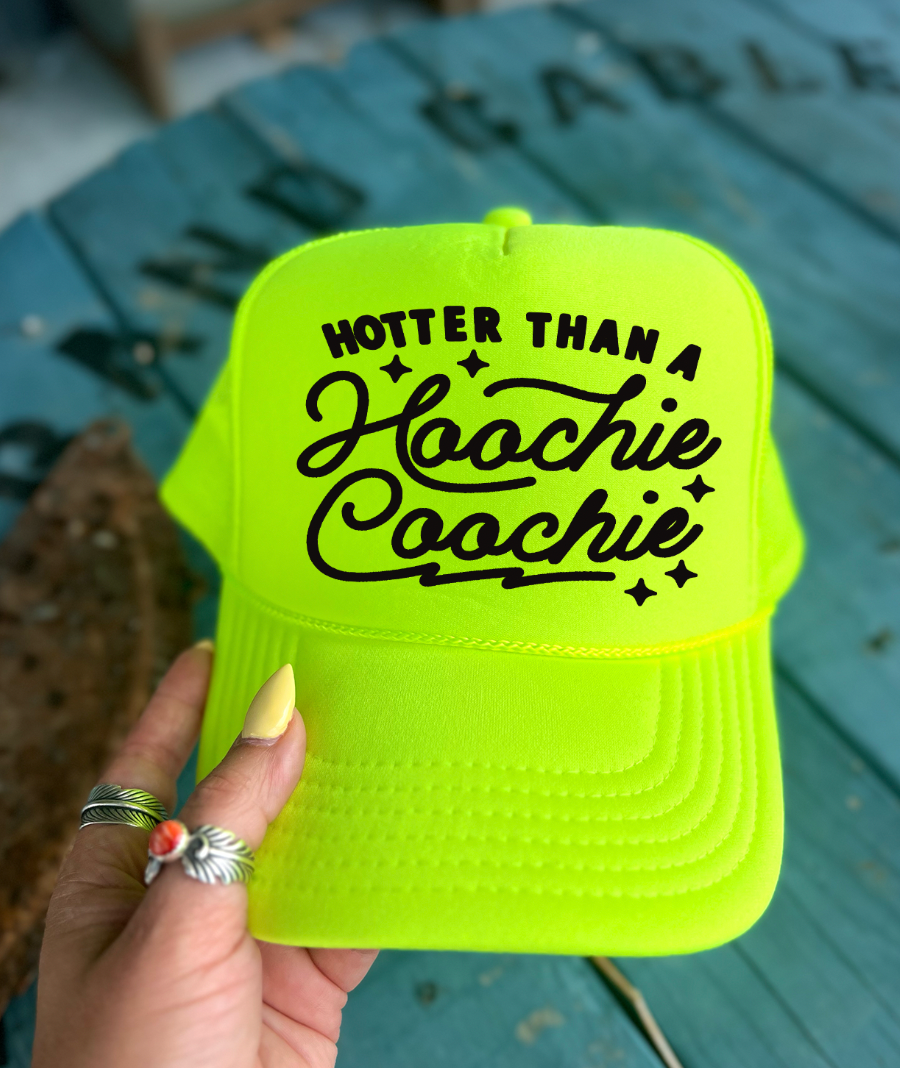 THE LATTIMORE CLAIM – wholesale Trucker hat – Women’s – Hotter Than A Hoochie Coochie Foam Otto Trucker - Multiple Colors3