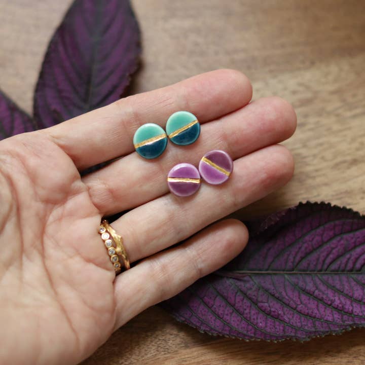 Remnant Studios - Wholesale Stud/Post Earrings - color block studs12