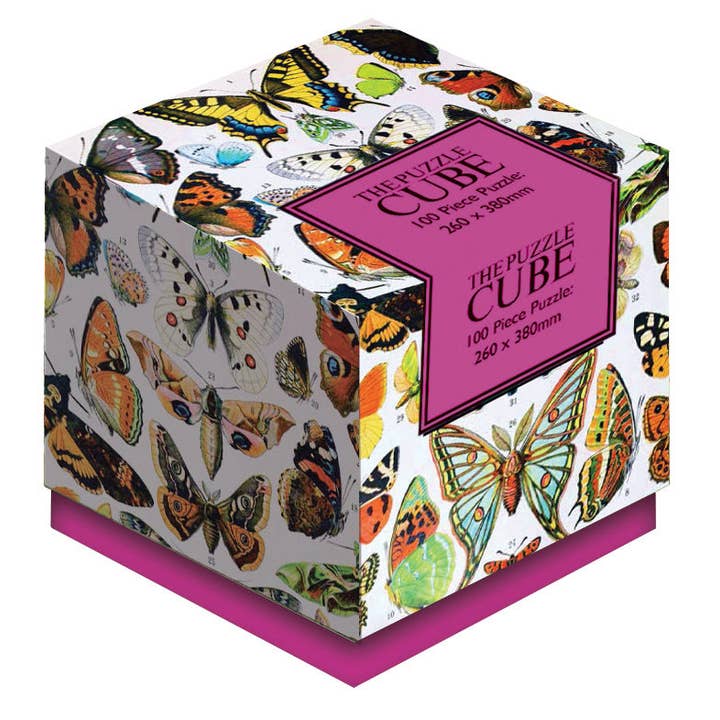 Vintage Butterflies – 100 Piece Puzzle for wholesale by Robert Frederick Ltd