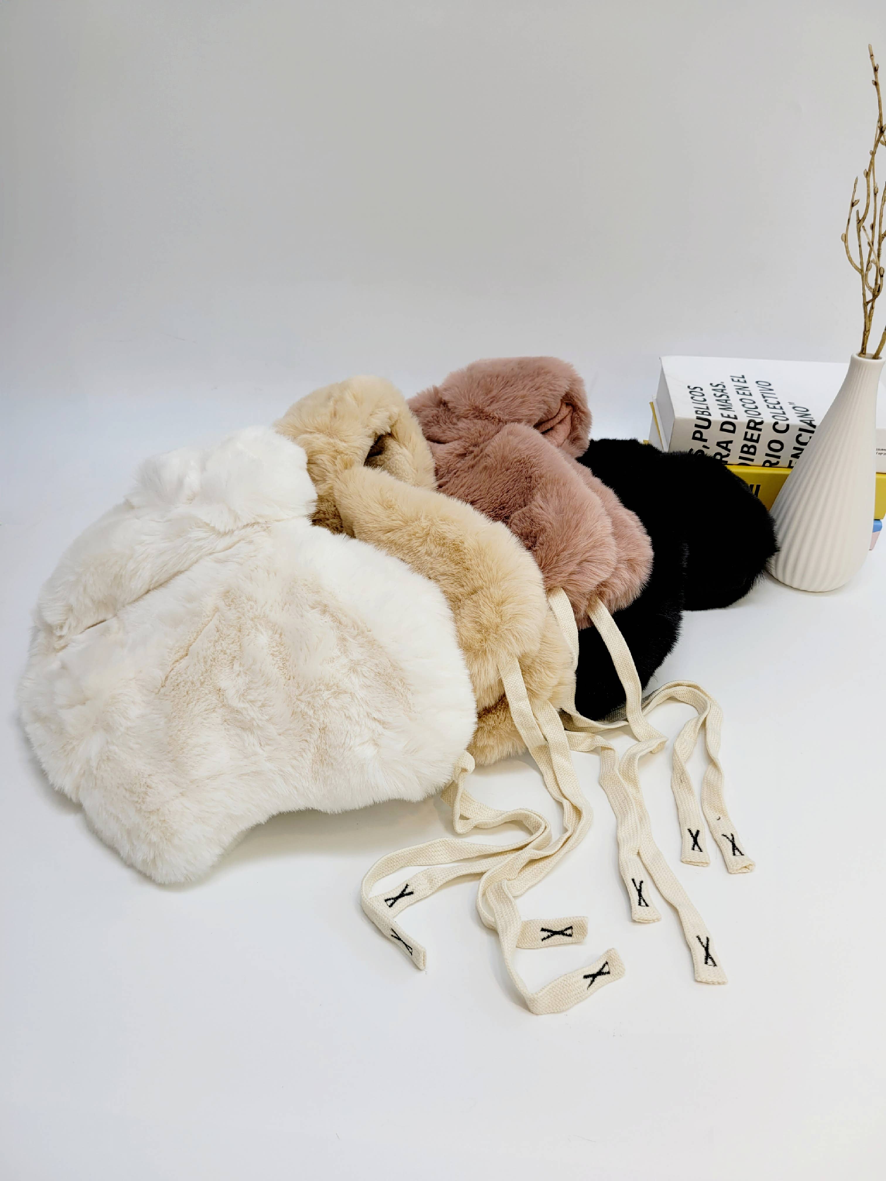 Comfortarians - Wholesale Trapper/Bomber Hat - Women's - Faux Fur Trapper Hat, Extra Warm Faux Fur Hat with Ear Flap10