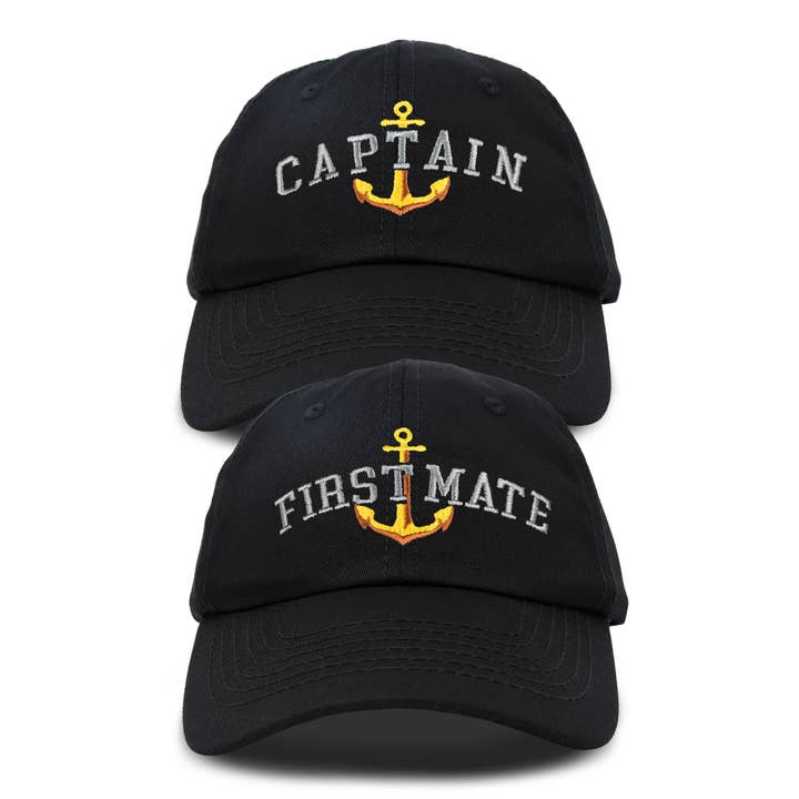 Dalix - Wholesale Baseball Cap - Unisex - DALIX Matching Captain And First Mate Hat Set