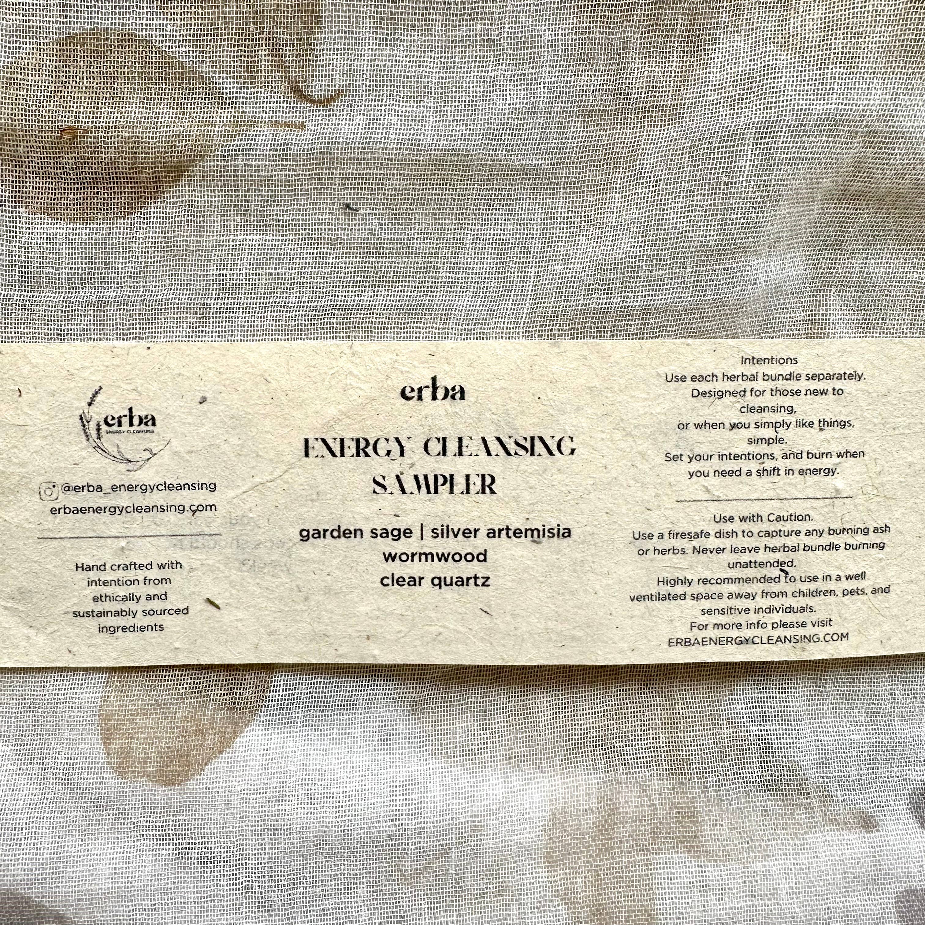 erba - Wholesale Sage Bundle - Energy Cleansing Sampler Set6