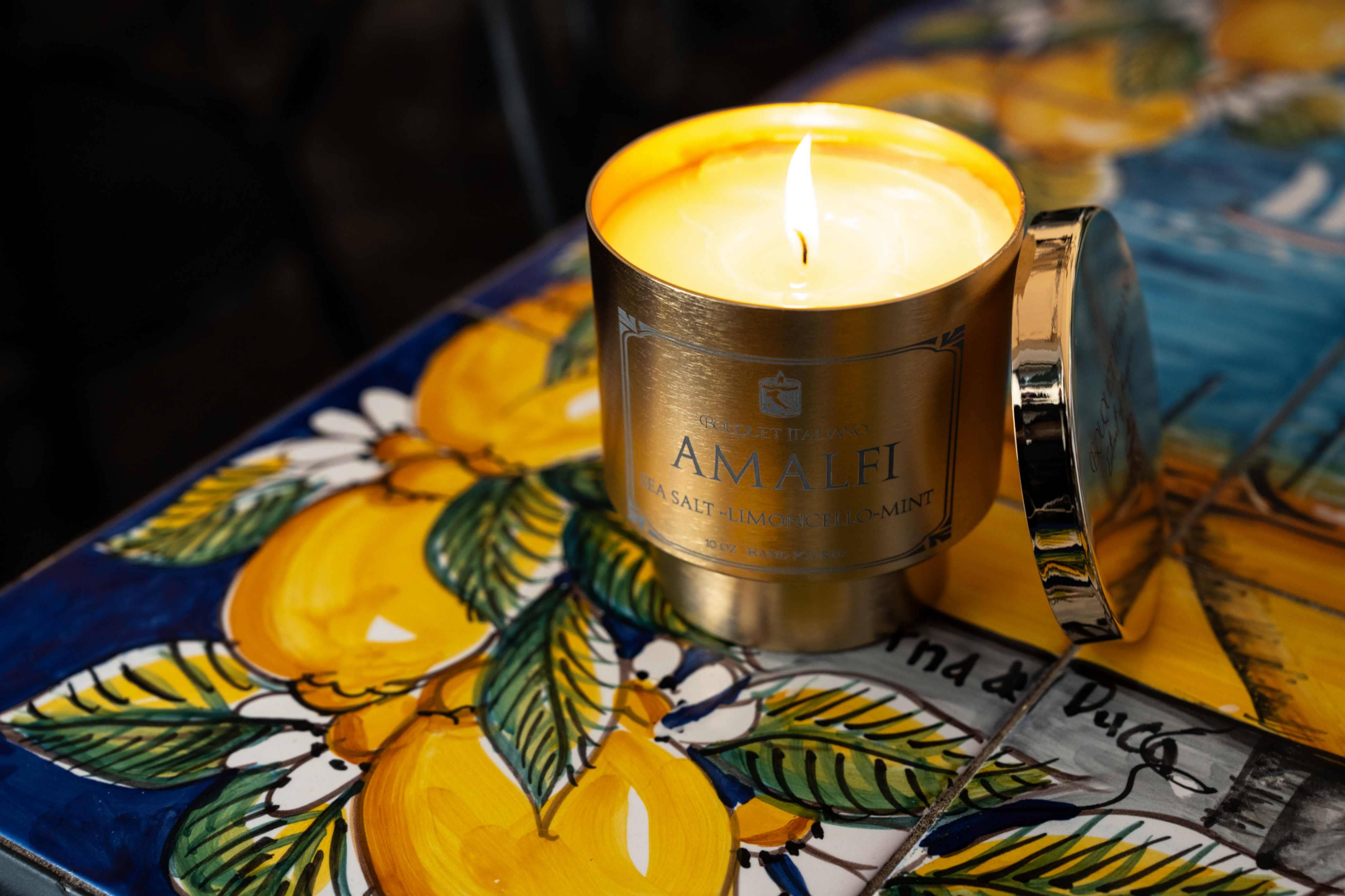 BouquetItaliano – wholesale Jar/filled candle – Amalfi Luxury Scented Candle – Italian Coastal Inspired44