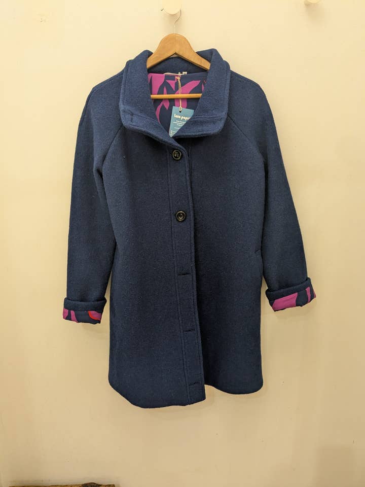 CASACO DE LÃ AZUL por atacado de Laia Papió