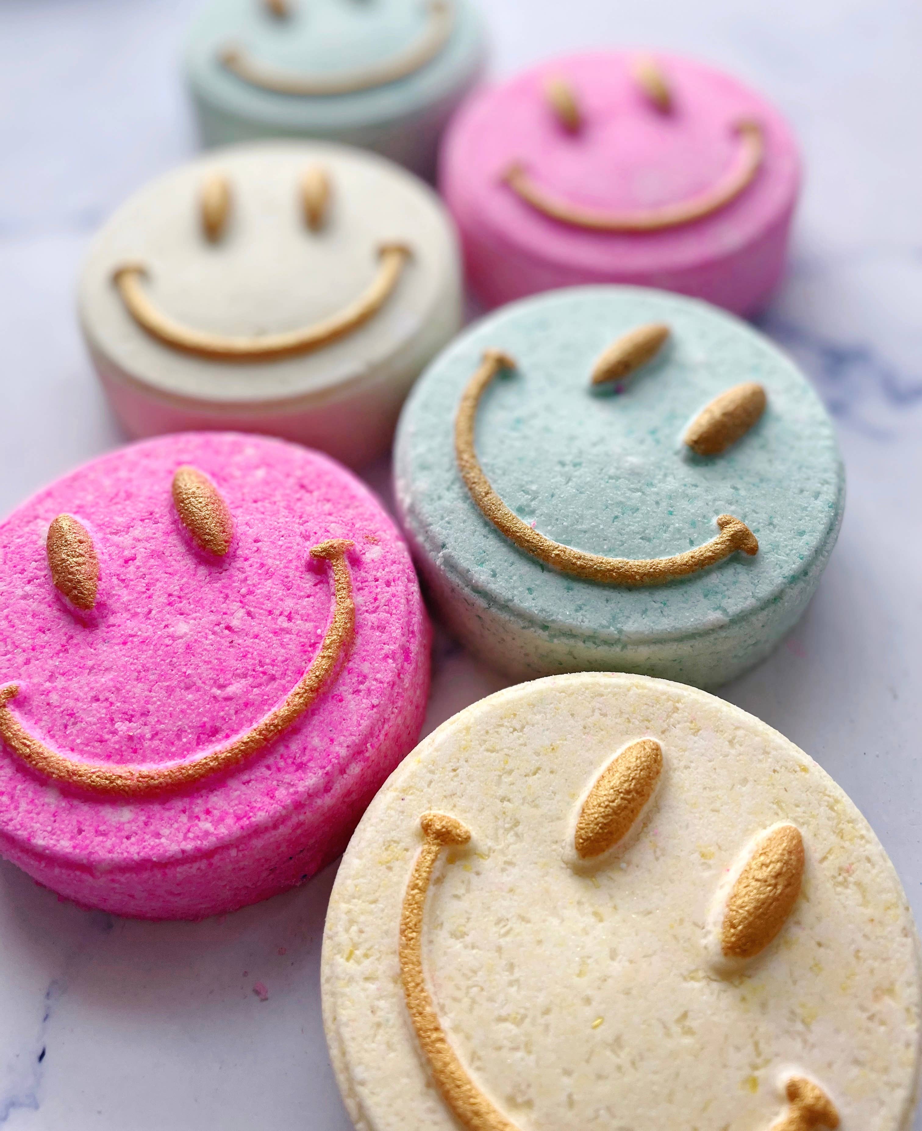 The Sister Made - Wholesale Bath Bomb/Fizz - Happy Bath Bomb (Emoji, Smiley)10