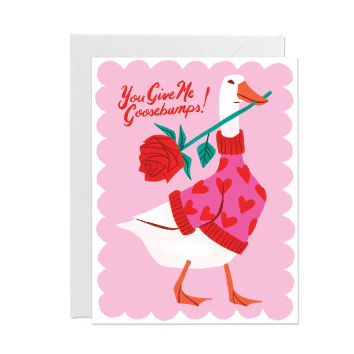 You Give Me Goosebumps Card for wholesale by Punch Bowl Paper