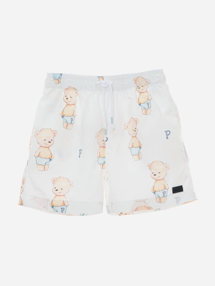 Hvide printshorts for engroshandel hos Patachou