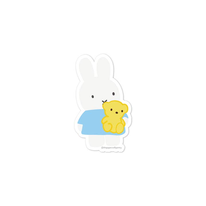 Cute Bunny Vinyl Sticker for wholesale by The Paper + Craft Pantry