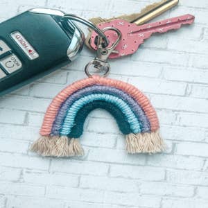PinktownUSA Gold Big Smile Keychain Bag Charm