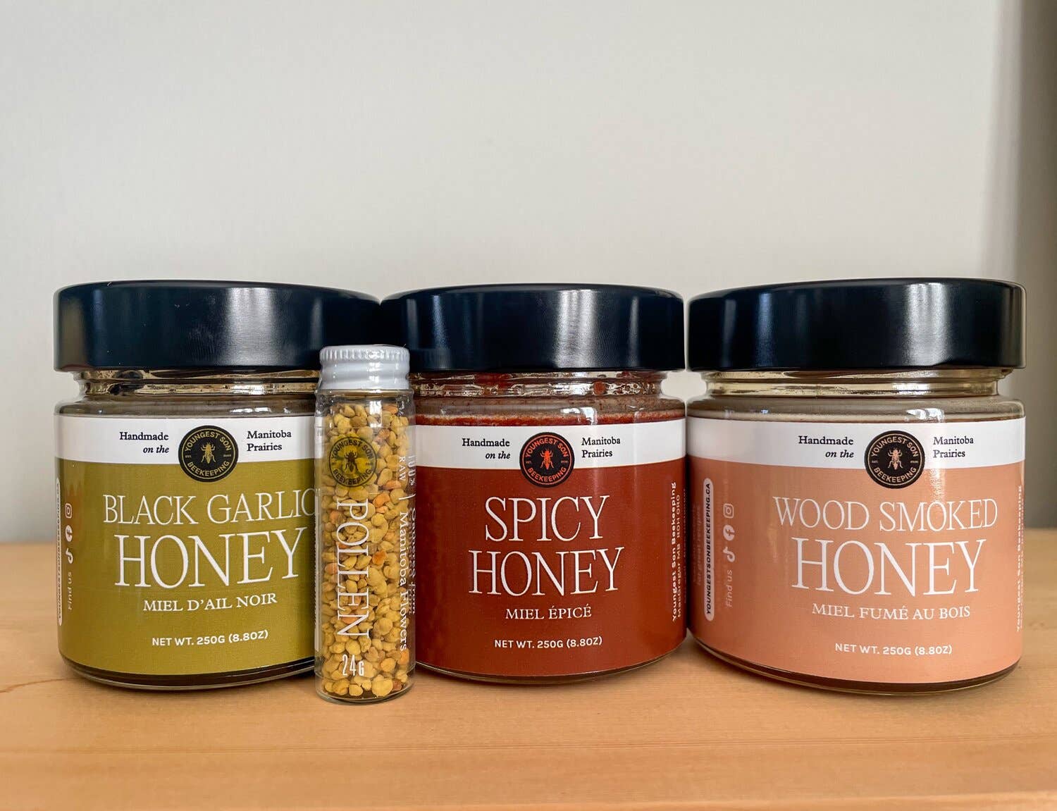 Youngest Son Beekeeping - Vente Miel - Miel à l'ail noir1