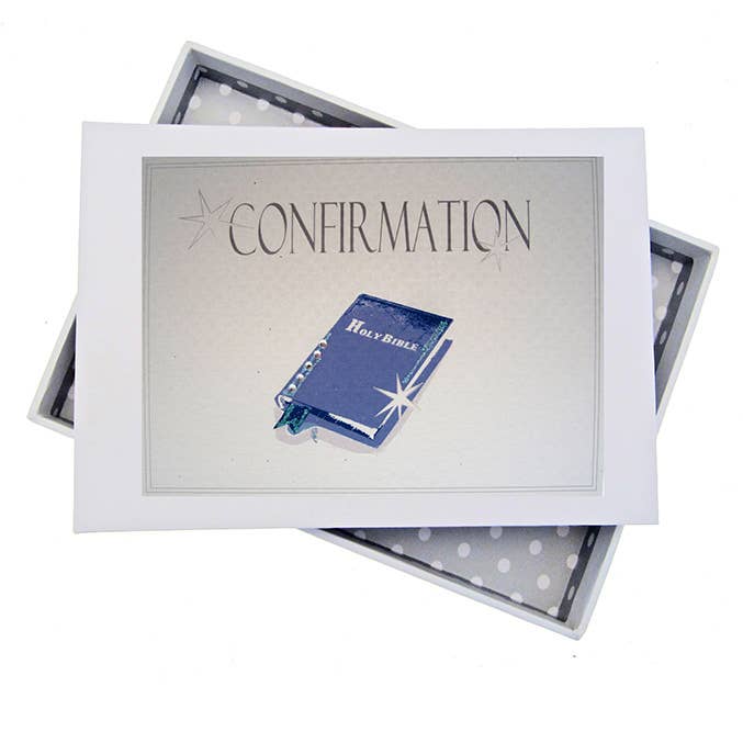 Confirmation Blue Bible - Photo Album - Mini (CONF-B1T) for wholesale by White Cotton Cards