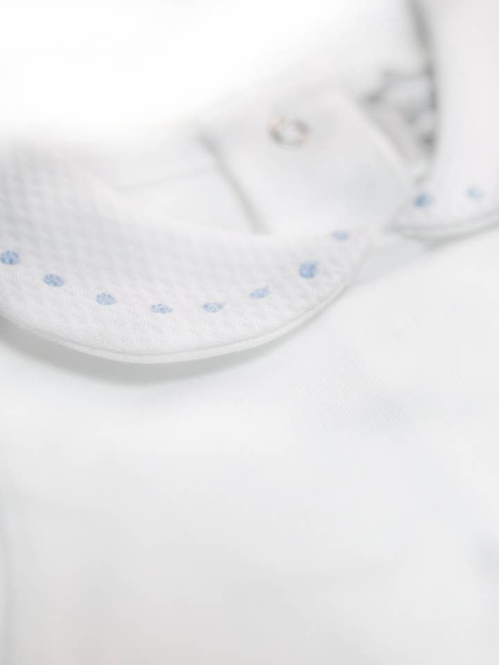 Minhon - Wholesale Bodysuit (Non-Footed) - Baby - Long Sleeve Embroidered Collar Bodysuit2