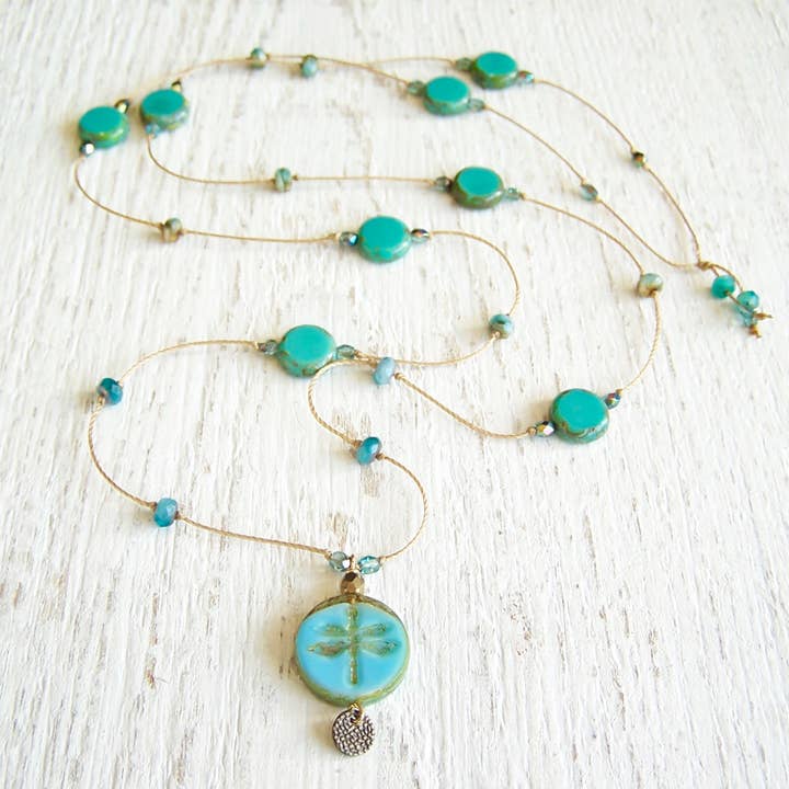 Jo Bird Jewelry - Wholesale Pendant/Charm Necklace - Dragonfly Necklace