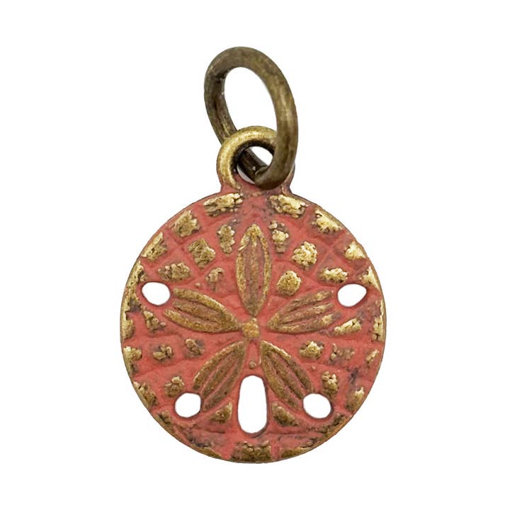 Sand Dollar Charm Bracelet, Necklace, or Charm Only for wholesale by Gleeful Peacock