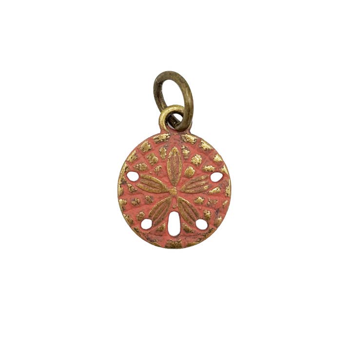 Sand Dollar Charm Bracelet, Necklace, or Charm Only for wholesale by Gleeful Peacock