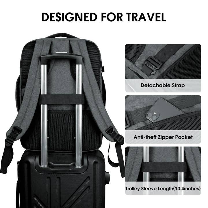 wandf - Wholesale Backpack - Unisex - Laptop Backpack 17 Inch with Wet Pocket For Spirit Airlines13