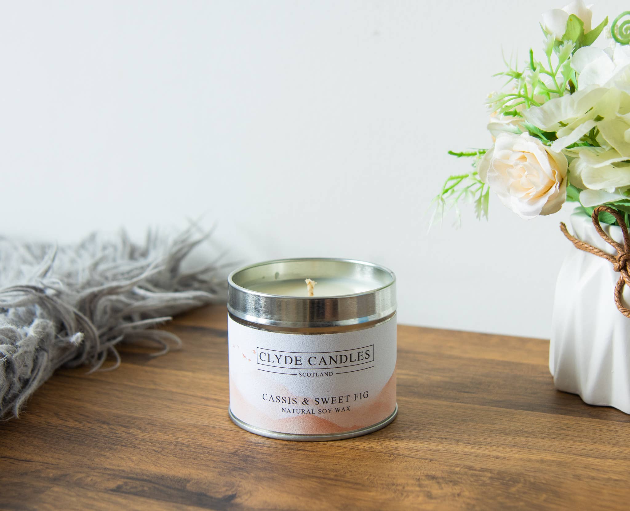 CLYDE CANDLES - Wholesale Travel Candles - Cassis & Sweet Fig Candle Tin1