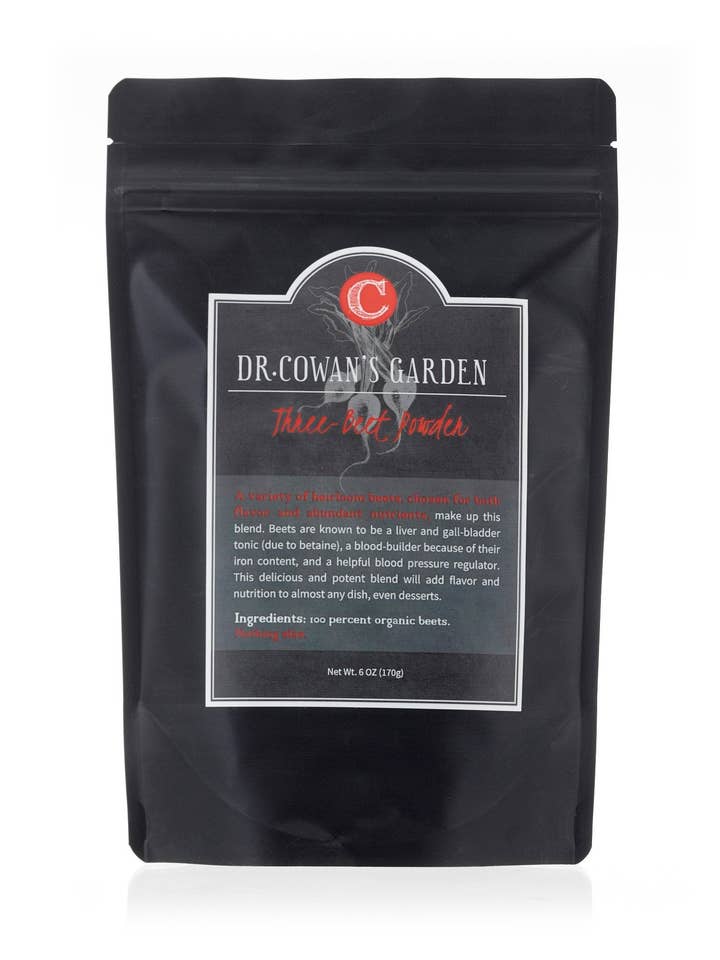 Biologisch poeder met drie bieten (navulzakje) voor wholesale door Dr. Cowan's Garden