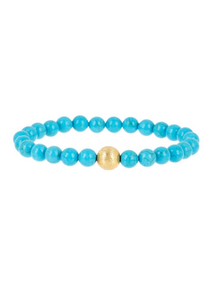 Armband mit 18 Karat vergoldetem Türkis für den Großhandel von Stephen Oliver