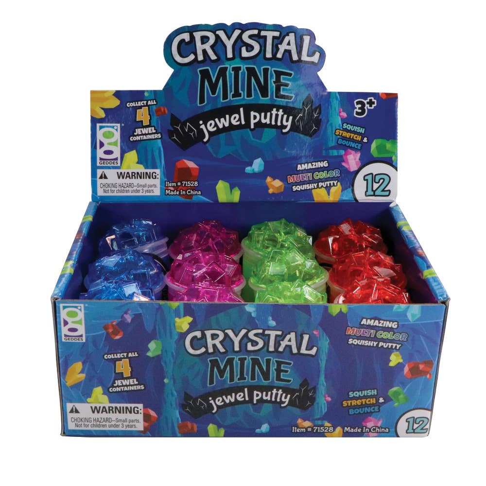 Geddes - Wholesale Putty/slijm - Kinderen - Crystal Mine Jewel Putty 12/display3