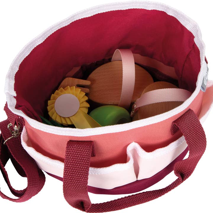 small foot - Wholesale Wood Toy - Kids - Horse care set with red bag | Role play toy | Wood2