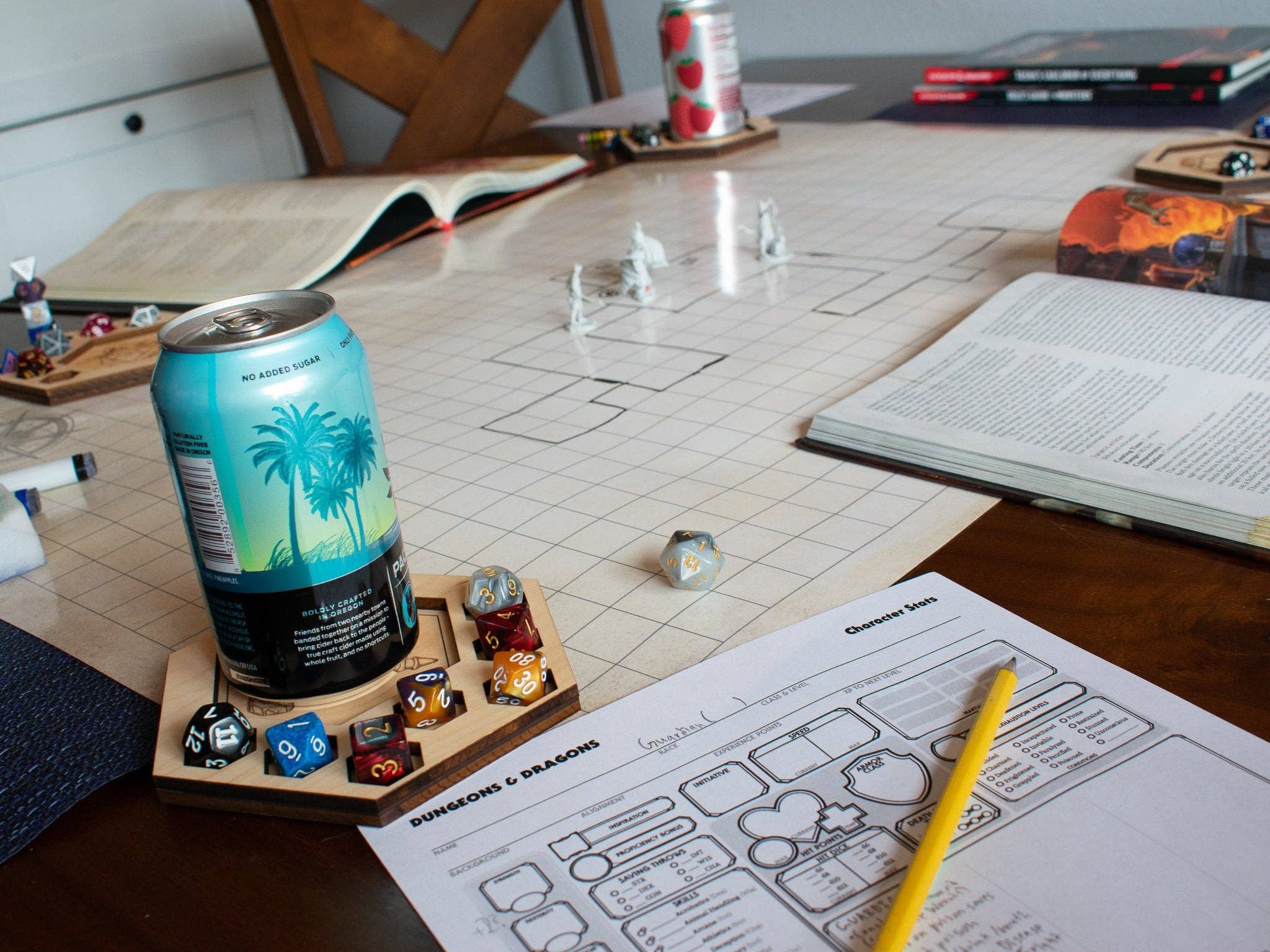 Freckled Lion Workshop - Wholesale Dice - D&D Dice Tray Coasters, 23 Choices (14 Classes + Others)6