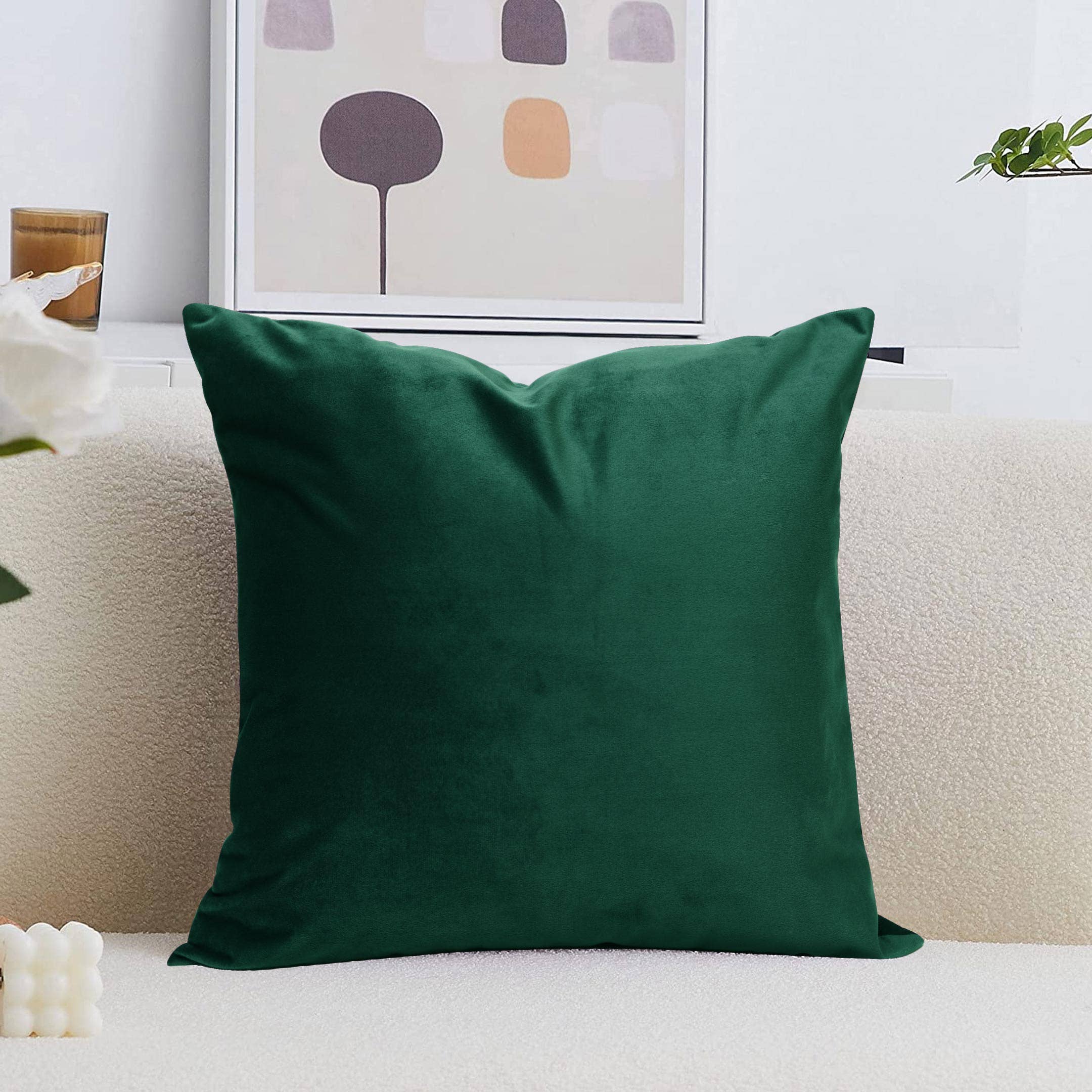 Cottonpassion_US - Wholesale Throw Pillow Cover - Luxury Velvet Throw Cushion Cover 18" inch Pillowcase18