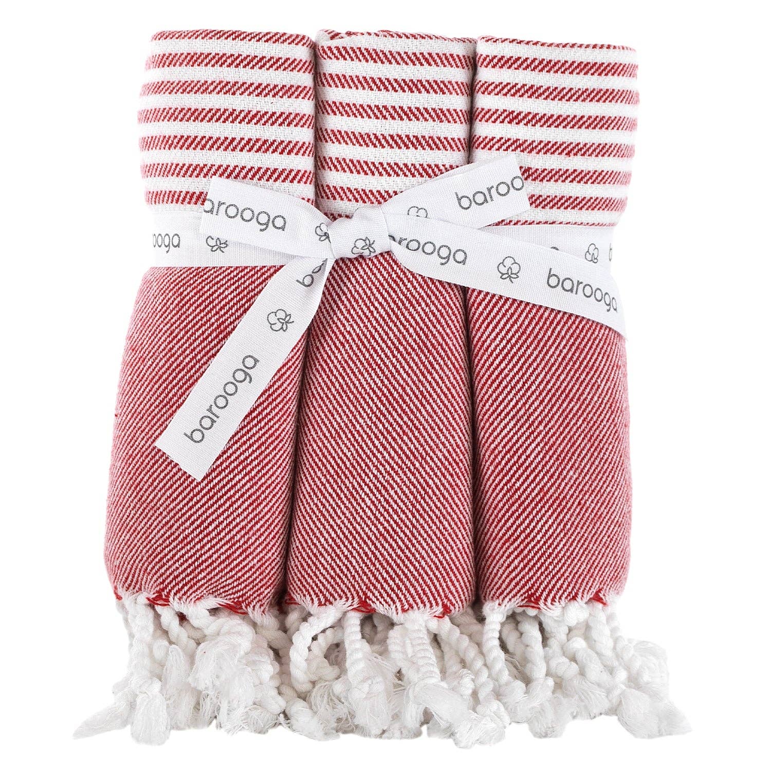 Barooga - Wholesale Hand Towel - Striped Turkish Hand Towels (Set of 3) 18 x 38 Inches16