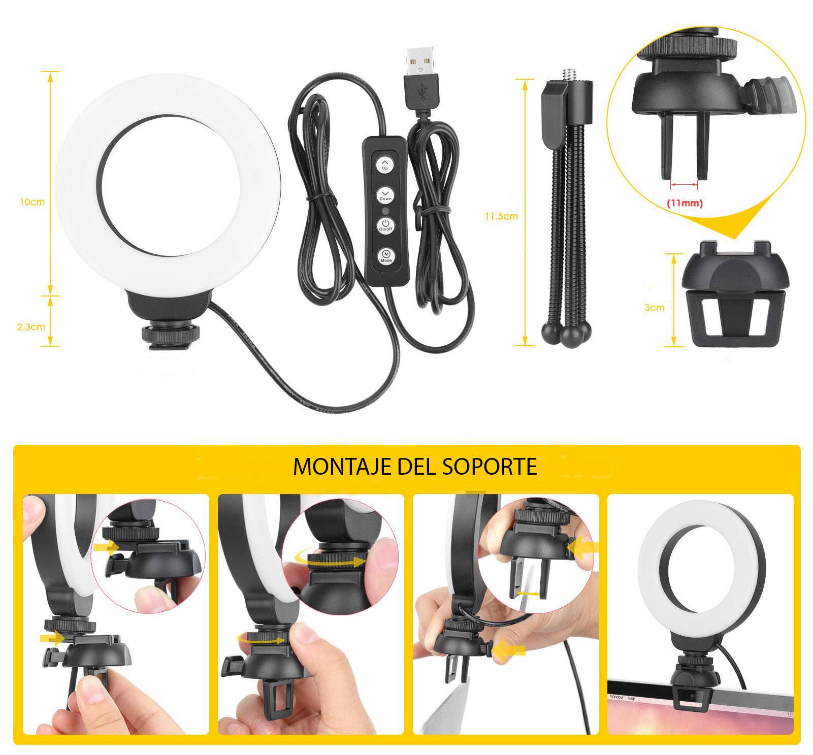 Digital Cameras S.L. - Wholesale Flashlight - 4" LED RING LIGHT1